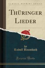 Thuringer Lieder (Classic Reprint) af Rudolf Baumbach
