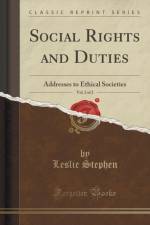 Social Rights and Duties, Vol. 2 of 2 af Leslie Stephen
