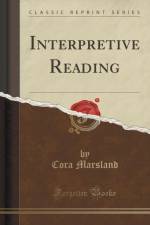 Interpretive Reading (Classic Reprint) af Cora Marsland