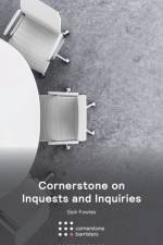 Cornerstone on Inquests and Inquiries af Sam Fowles