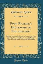 Poor Richard's Dictionary of Philadelphia af Unknown Author