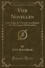 Vier Novellen af Carl Sternheim