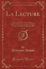 La Lecture, Vol. 30 af Unknown Author