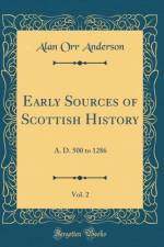 Early Sources of Scottish History, Vol. 2 af Alan Orr Anderson