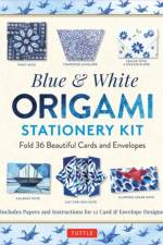 Blue & White Origami Stationery Kit
