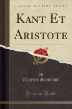Kant Et Aristote (Classic Reprint) af Charles Sentroul