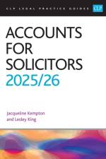 Accounts for Solicitors 2025/26 af King