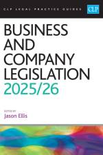Business and Company Legislation 2025/26