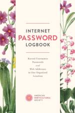 AHS Internet Password Logbook af American Horticultural Society