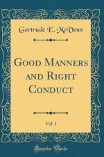 Good Manners and Right Conduct, Vol. 1 (Classic Reprint) af Gertrude E. McVenn