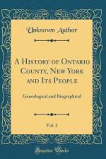 A History of Ontario County, New York and Its People, Vol. 2 af Unknown Author