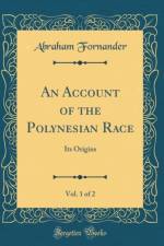 An Account of the Polynesian Race, Vol. 1 of 2 af Abraham Fornander