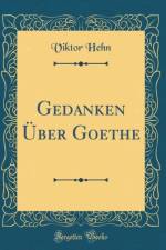 Gedanken Uber Goethe (Classic Reprint) af Viktor Hehn
