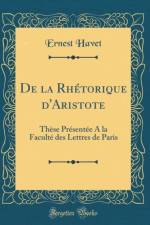 de la Rhetorique d'Aristote af Ernest Havet