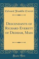 Descendants of Richard Everett of Dedham, Mass (Classic Reprint) af Edward Franklin Everett