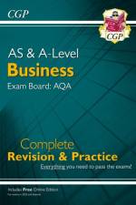 New A-Level & AS Business: AQA Complete Revision & Practice - for exams in 2025 & 2026 (w/ Onl. Ed.) af CGP Books