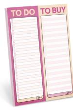 Knock Knock To Do / To Buy Perforated Pad (Pastel Version) af Knock Knock
