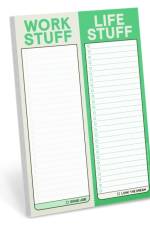 Knock Knock Work Stuff / Life Stuff Perforated Pad (Pastel Version) af Knock Knock