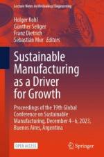 Sustainable Manufacturing as a Driver for Growth