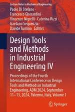 Design Tools and Methods in Industrial Engineering IV