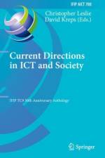 Current Directions in ICT and Society