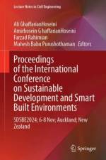 Proceedings of the International Conference on Smart and Sustainable Built Environment (SASBE 2024)