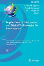 Implications of Information and Digital Technologies for Development