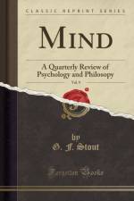 Mind, Vol. 9 af G. F. Stout