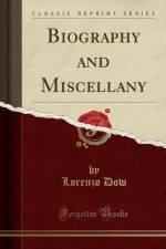 Biography and Miscellany (Classic Reprint) af Lorenzo Dow