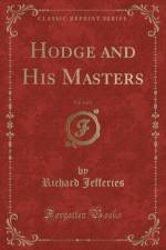 Hodge and His Masters, Vol. 2 of 2 (Classic Reprint) af Richard Jefferies