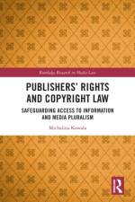 Publishers’ Rights and Copyright Law af Michalina Kowala