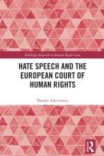 Hate Speech and the European Court of Human Rights af Natalie (Justitia Alkiviadou
