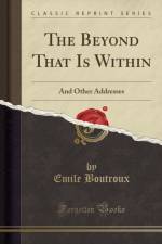 The Beyond That Is Within af Emile Boutroux