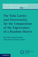 The Toda Lattice and Universality for the Computation of the Eigenvalues of a Random Matrix af Percy (New York University) Deift