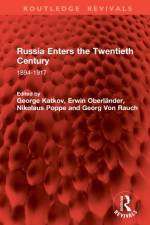 Russia Enters the Twentieth Century
