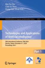 Technologies and Applications of Artificial Intelligence