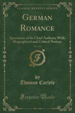 German Romance, Vol. 1 of 2 af Thomas Carlyle