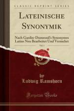 Lateinische Synonymik, Vol. 1 af Ludwig Ramshorn