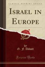 Israel in Europe (Classic Reprint) af G. F. Abbott