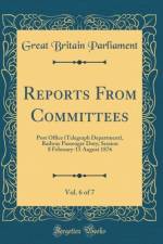 Reports from Committees, Vol. 6 of 7