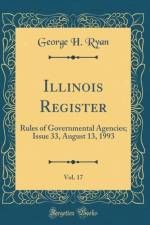 Illinois Register, Vol. 17 af George H. Ryan