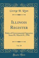 Illinois Register, Vol. 20 af George H. Ryan