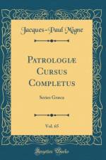 Patrologiæ Cursus Completus, Vol. 65 af Jacques-Paul Migne
