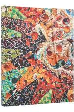 2026 Gaudi's Sun (Gaudi’s Mosaics) Ultra 12-month Day-at-a-Time Hardcover Flexi Dayplanner 2026 (Wrap Closure) af Paperblanks