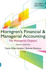Horngren's Financial & Managerial Accounting, The Managerial Chapters, Global Edition af Tracie Miller-Nobles