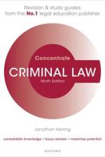 Criminal Law Concentrate af Jonathan (Professor of Law Herring