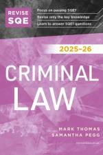 Revise SQE Criminal Law 2025/26 af Mark Thomas