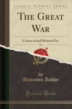 The Great War, Vol. 1 af Unknown Author