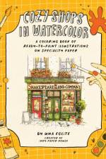 Cozy Shops in Watercolor af Una Eglite