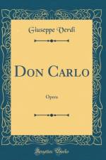 Don Carlo: Opera (Classic Reprint) af Giuseppe Verdi